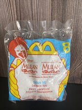 Vintage 1998 Disney Mulan McDonalds Happy Meal 8 Shan Yu Launch Toy Sealed