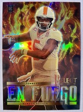 2023 Panini Select Draft Picks - En Fuego Hendon Hooker #EF-HH Silver Prizm (RC)