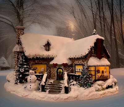 Vtg Thomas Kinkade Hawthorne Village Christmas Collection  Yuletide Bakery  Mint
