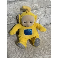 Vintage Laa-Laa Yellow Teletubbies Plush Toy 10 Soft Teletubby Doll BBC License