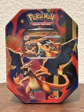 pokemon cards charizard tin Amazon.com: Pokémon TCG: Mega Charizard X Tin : Toys & Games