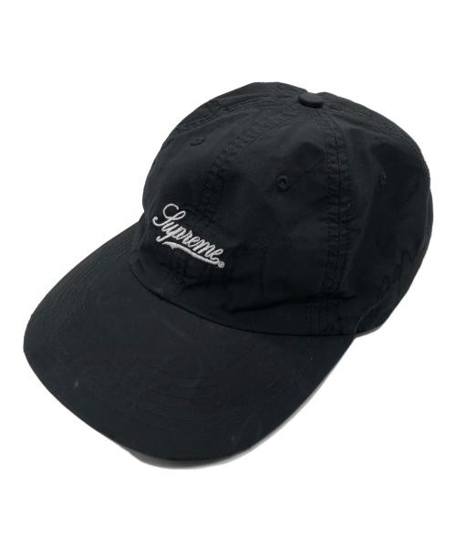 SUPREME                    SCRIPT LOGO 6-PANEL bl… - image 1