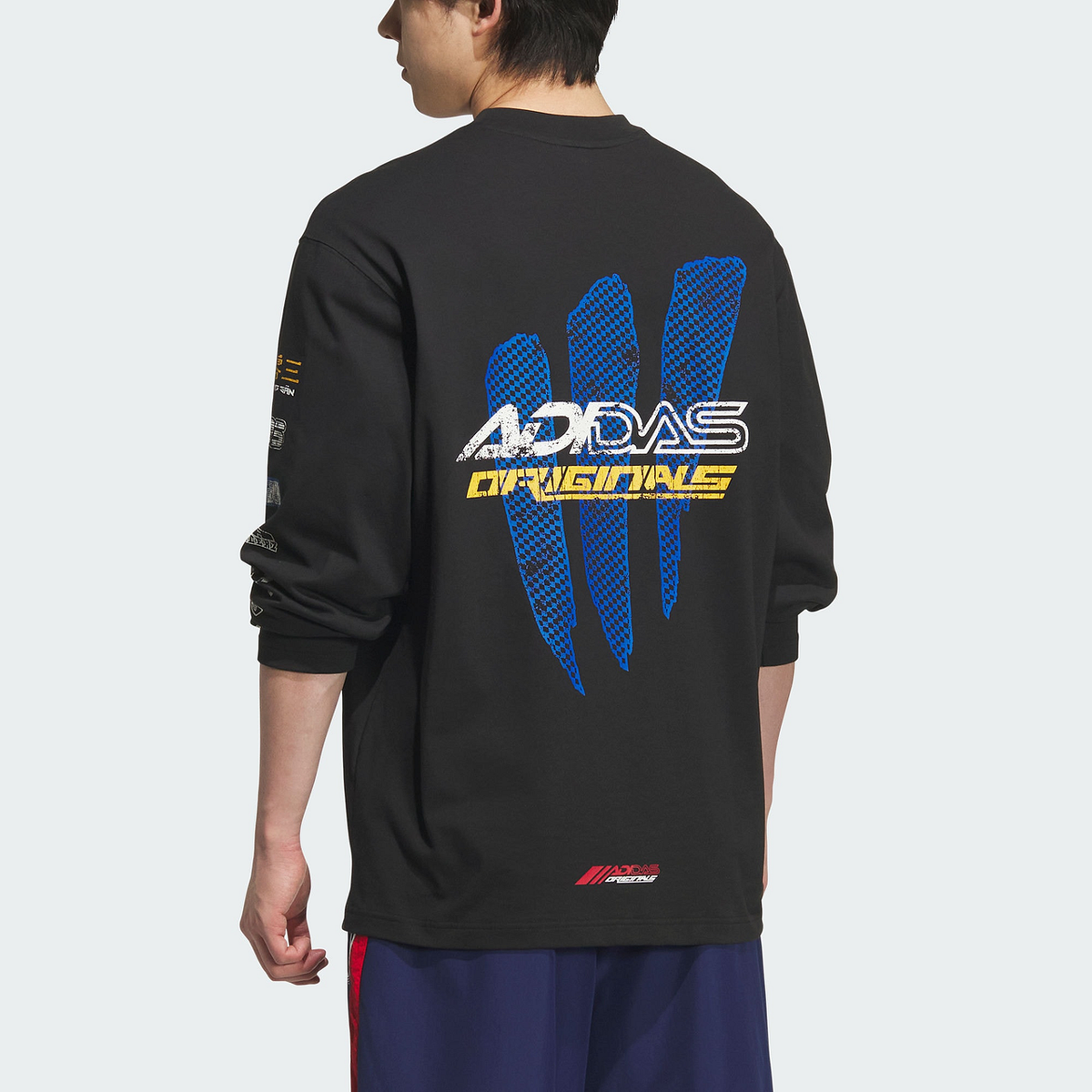 Adidas Originals MOTO LONGSLEEVE T Shirt Men's KH1199 | eBay