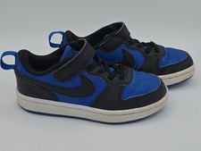 Nike Court Borough Low Sneakers Little Kid 11c Black Blue HM6298-480