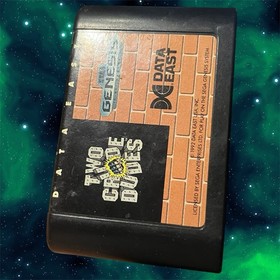 Two Crude Dudes (Sega Genesis, 1991)  Cartridge Game Only  Tested Authentic
