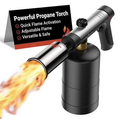 ThermoMaven Propane Torch with One-Touch Max Fire, Cooking Blow Torch Gun BNIB