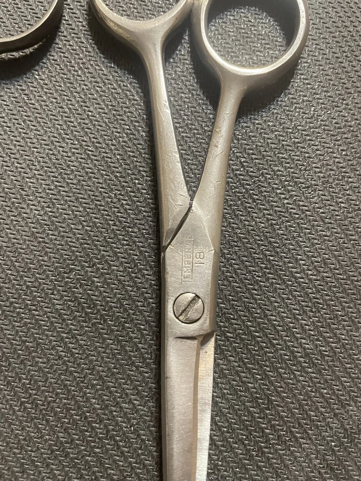 Tijeras Temper Rite 18 de colección, Fromm Neverrust, Pearl duck, Economy Supply Co. Foto 3 de 4