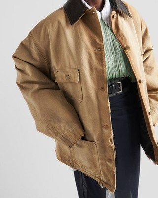 PRADA canvas jacket coverall | eBay