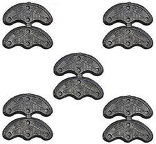 10Pcs 5Pairs Rubber Heel Savers Toe Plates Taps DIY Shoe Repair Pads Replace Rub