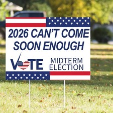 Anti Trump Election Yard Sign Political Protest Outdoor Lawn Sign