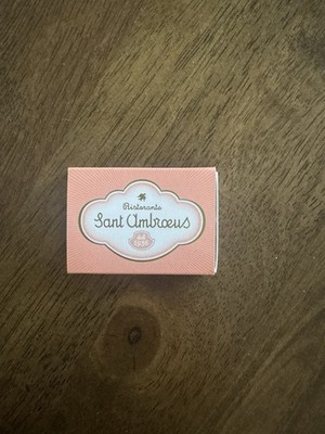 Sant Ambroeus Matchbook