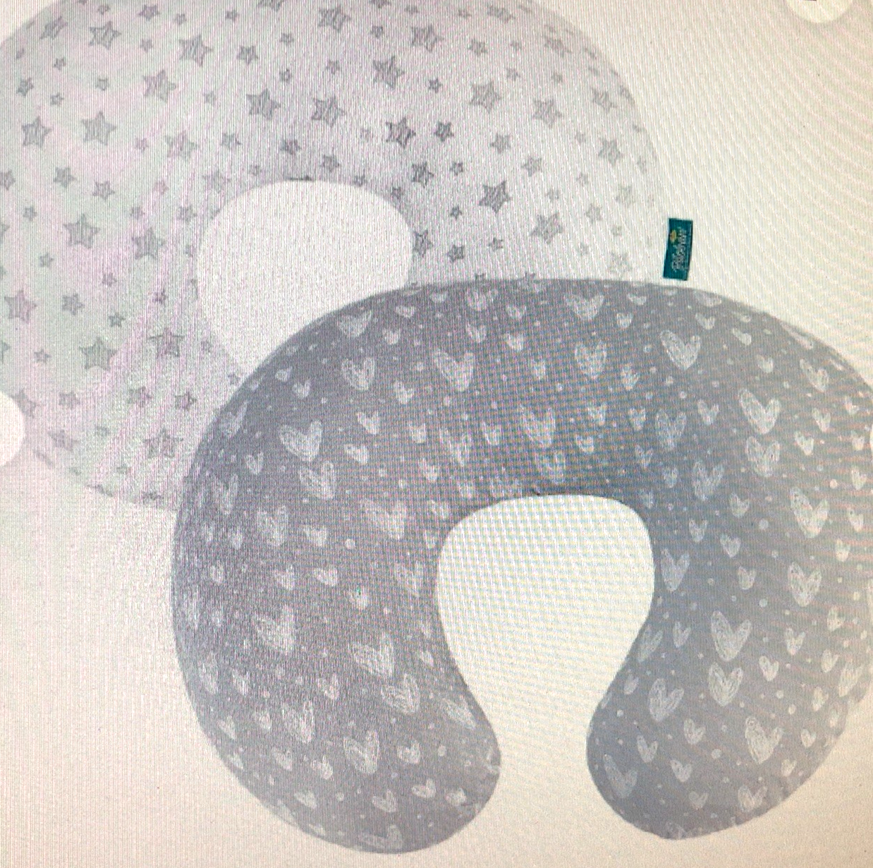 Cotton Zippered Boppy Nursing Pillow Cover 2 Pack