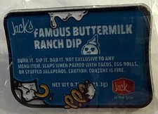 2026 JACK IN THE BOX 75TH ANNIVERSARY RANCH DIP PIN LIMITED EDITION