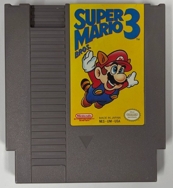 Super Mario Bros. 3 (Nintendo NES, 1990) Authentic Tested Working
