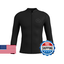 KMT Wetsuit Top Men Mens Wetsuits Jackets 2.5mm Long Sleeve Upgrade CR Neoprene