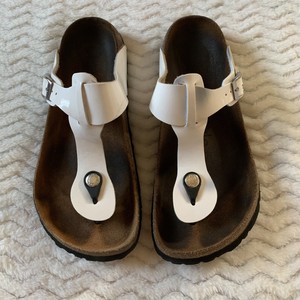 white patent leather birkenstocks