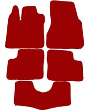 Fußmatten, Automatten für Renault Twingo III 2014-..., Rot x14 Rand