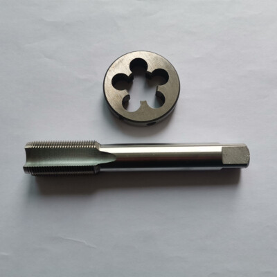 1 Set 1/2'' - 12 13 14 16 18 20 24 26 28 32 36 40 UN Right Hand HSS Tap and Die