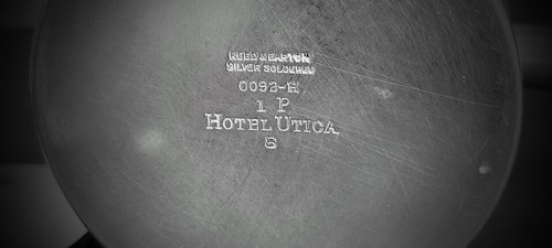 RARE 1912 Hotel Utica NY Indian Logo U-Nun-Da-Da-Ges Reed Barton Silver Pot - Picture 9 of 9