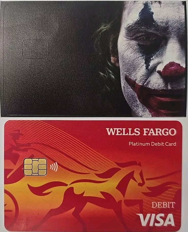 DC The Joker Credit Card Skin Cover - Wrap Decal Pre-Cut Sticker 