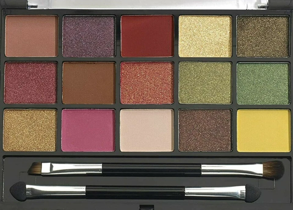 (2) Hard Candy Look Pro! Paleta de sombras de ojos 15 tonos (#1444 Earthy Vixen) NUEVO Foto 3 de 4