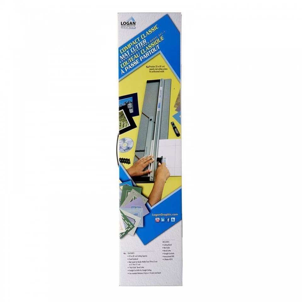 Logan 301-1 32 inch Compact Classic Mat Mount Cutter  System  Professional - Image 3 of 4