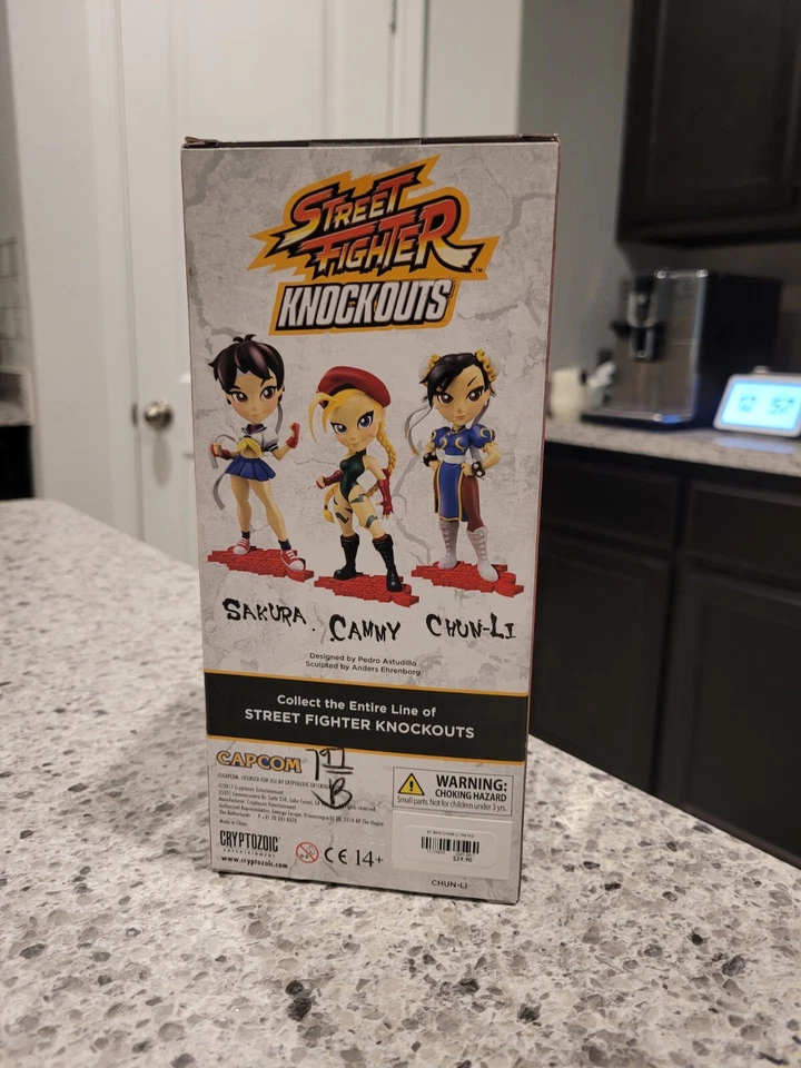 Cryptozoic Chun-Li Street Fighter Knockouts 30 aniversario tema candente exclusivo Foto 3 de 4