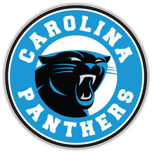 panthers carolina logo nfl decal bumper sticker sizes car combo