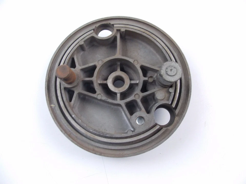 OEM HARLEY 1976 SS 125 RUEDA DELANTERA PLACA FRENO SOPORTE + ACTUADOR DE PALANCA 800018340 Foto 2 de 2