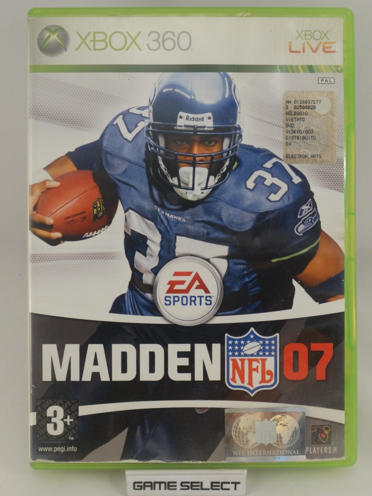 MADDEN NFL 07 2007 MICROSOFT XBOX 360 PAL ESP ITA - ORIGINAL COMPLET