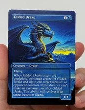Gilded Drake Proxy Card with Custom designed art