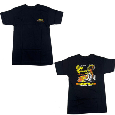 Loser Machine Men's T-Shirt King Kobra Black Size S To 5XL Twoside BL1