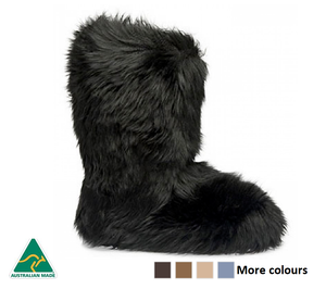 shaggy fur ugg boots