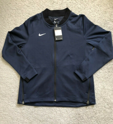 Nike Therma Flex Basketball Women s Full  Zip Navy Jacket AT5415-419 Large $110
