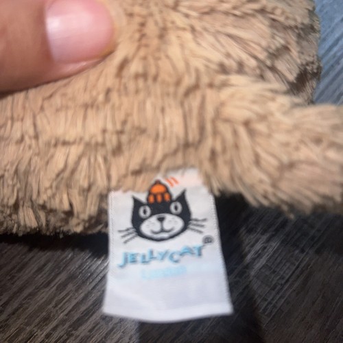 Jelly Cat Lion Plush London Brown Tan Fuzzy Wild Jellycat Stuffed Animal Toy 8" - Picture 4 of 5