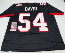 TAMPA BAY BUCCANEERS LAVONTE DAVID SIGNED CUSTOM STITCHED JERSEY W/JSA COA