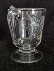 EAPG Campbell-Jones and Co."Pansy-Moss Rose" Footed Creamer 1870's (UV Reactive) — photo 5