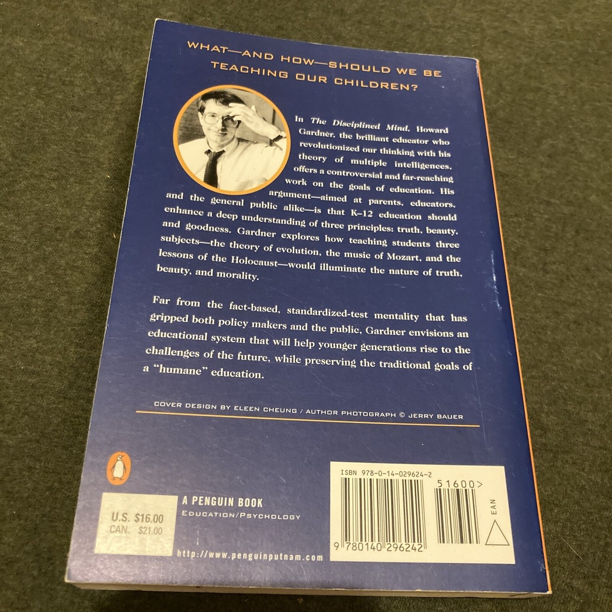 The Disciplined Mind: Beyond Facts & Standardized Tests The