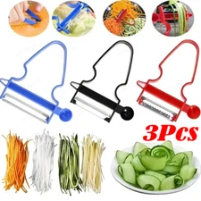 Set of 3 Magic Trio Vegetable Peeler Potato Fruit Julienne Slicer Kitchen Tools
