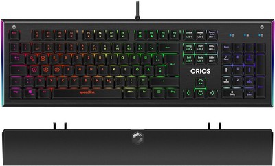 Speedlink Orios Verkabelt Gaming Tastatur - Schwarz. B-WARE