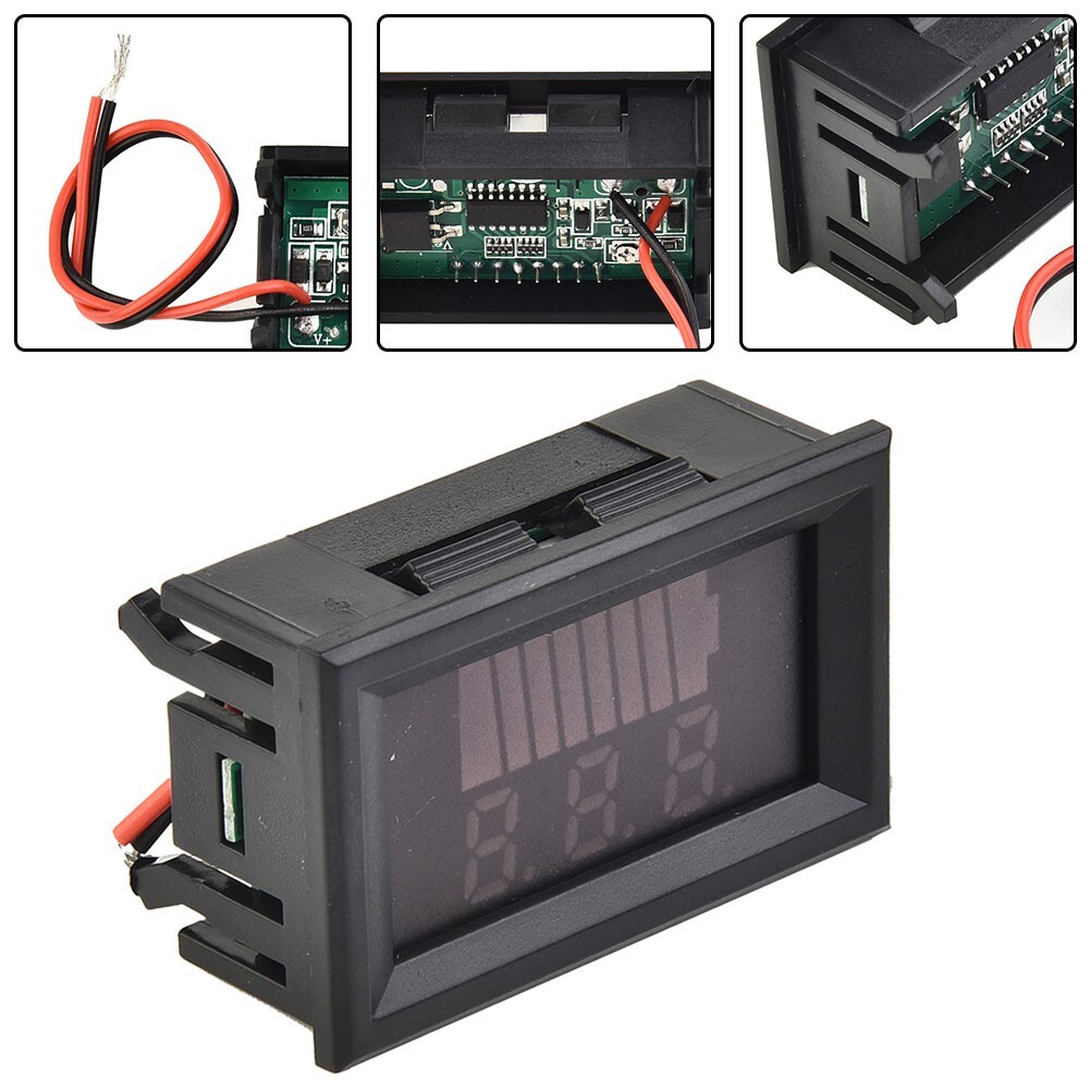 Voltmetro Linkstyle Per Batteria 12V/24V - Display LED, Impermeabile IP65, Con Touch - Foto 7