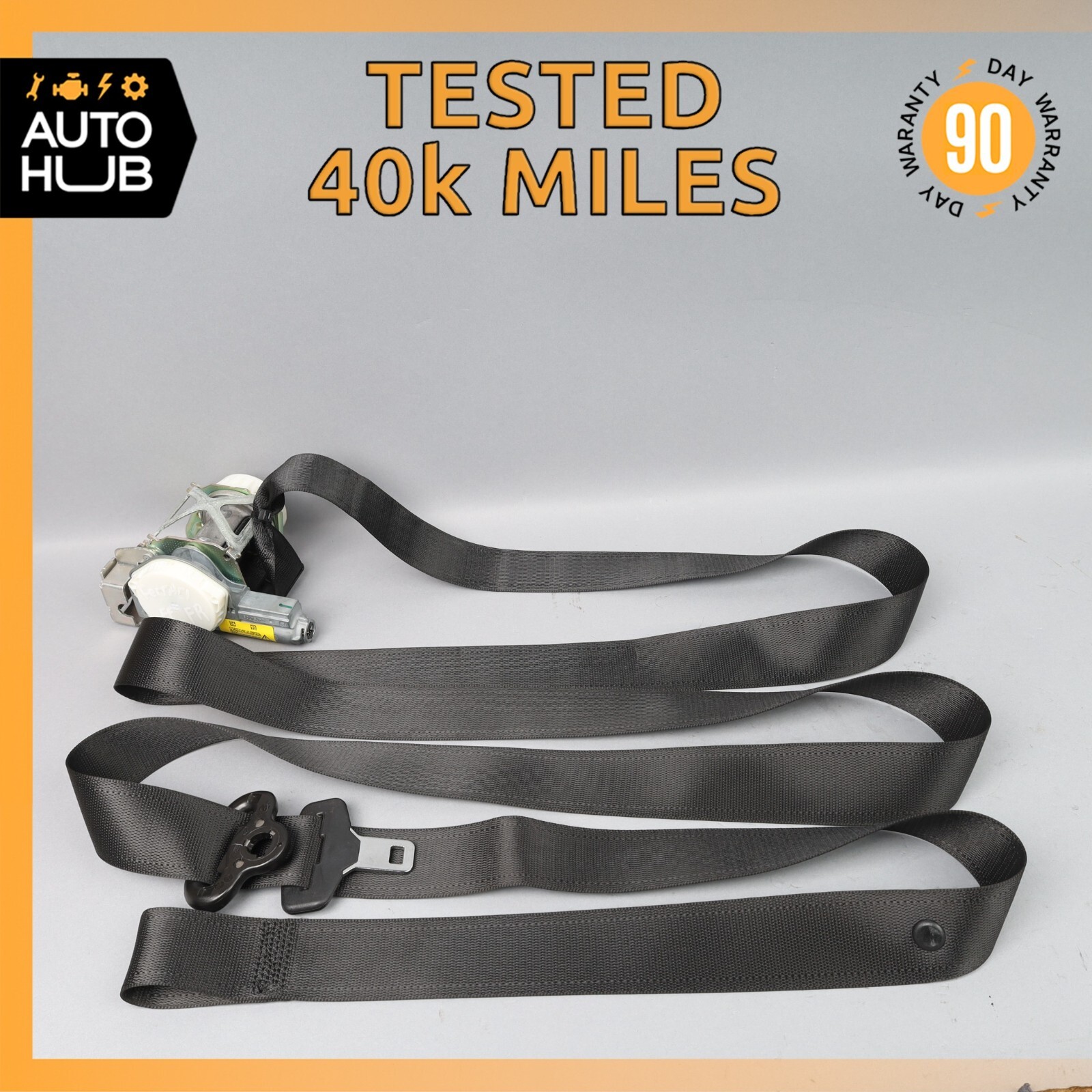 11-20 title Ferrari FF F151 GTC4Lusso Front Right Side Seat Belt Black OEM 40k