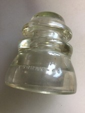 Hemmingray insulator no 45 clear made in USA used