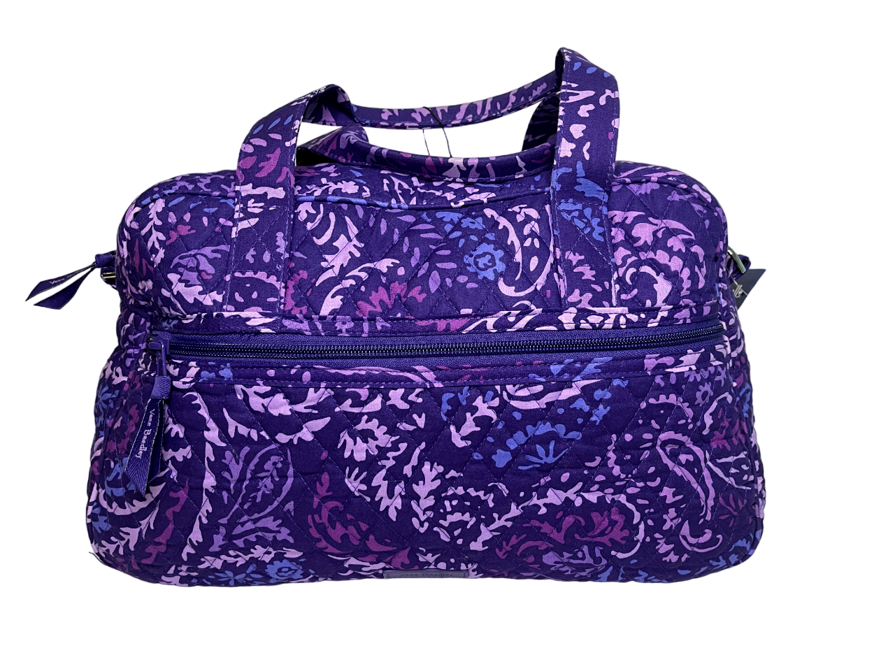 Vera Bradley Medium Traveler Bag Paisley Amethyst New eBay