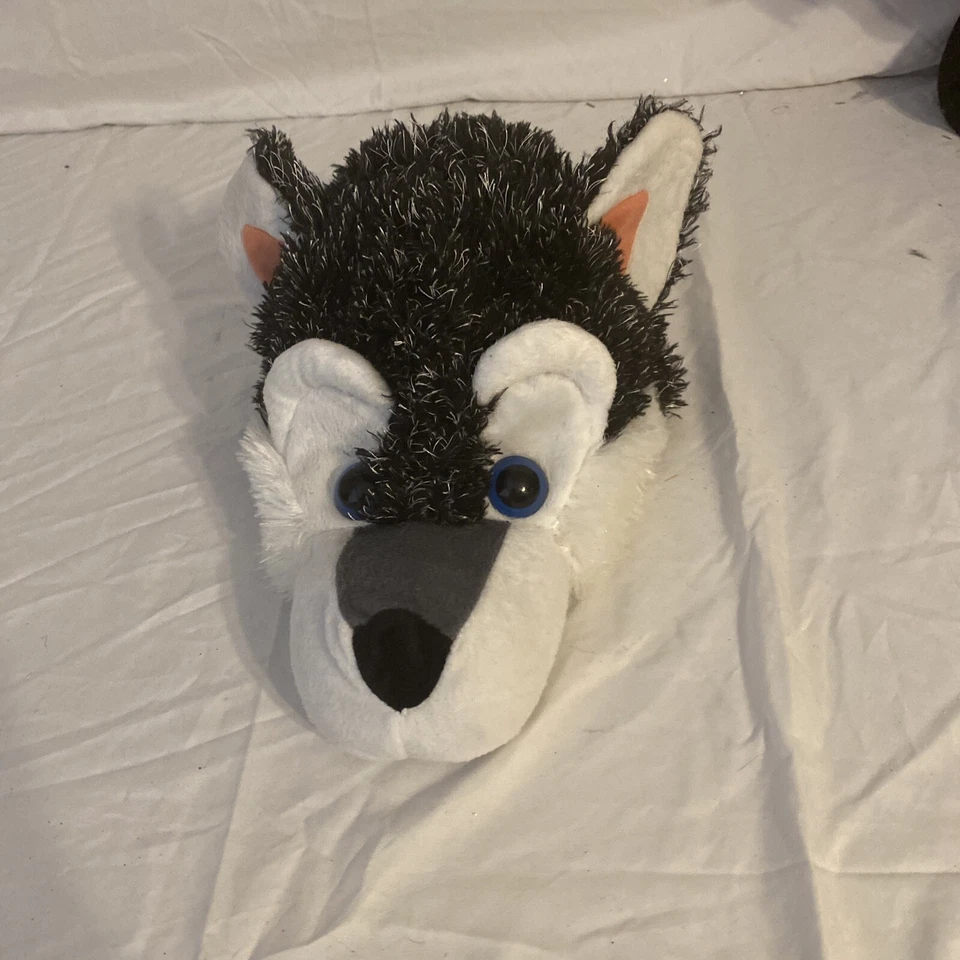 Classic Toy Co. 2012 ~ Sombrero de cabeza Husky de peluche ~ Husky Big Bad ~ Ajustable Foto 2 de 4