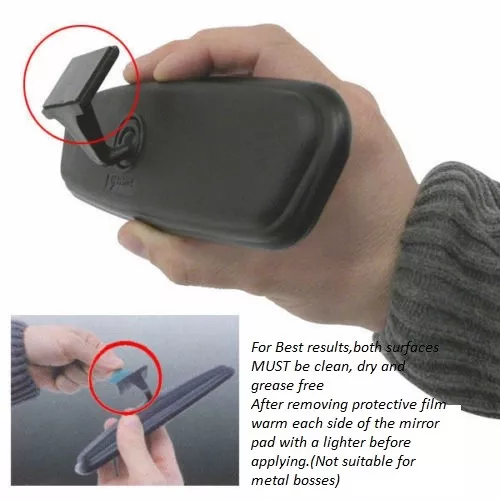 BRAND NEW 2 X WINDSCREEN STICKY ADHESIVE PADS FOR REAR VIEW MIRROR OR DASH CAM