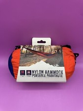 Avalanche Nylon Hammock Portable Parachute Red/Grn Holds Up to 500lbs CH0021-RDV