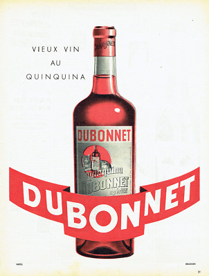 Publicité Presse Originale 1932 – Dubonnet Quinquina – Apéritif – Noir Et Blanc