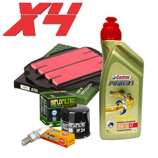 TAGLIANDO Honda VFR X Crossrunner 800 2011/17 Castrol 15W50 F. olio aria candele