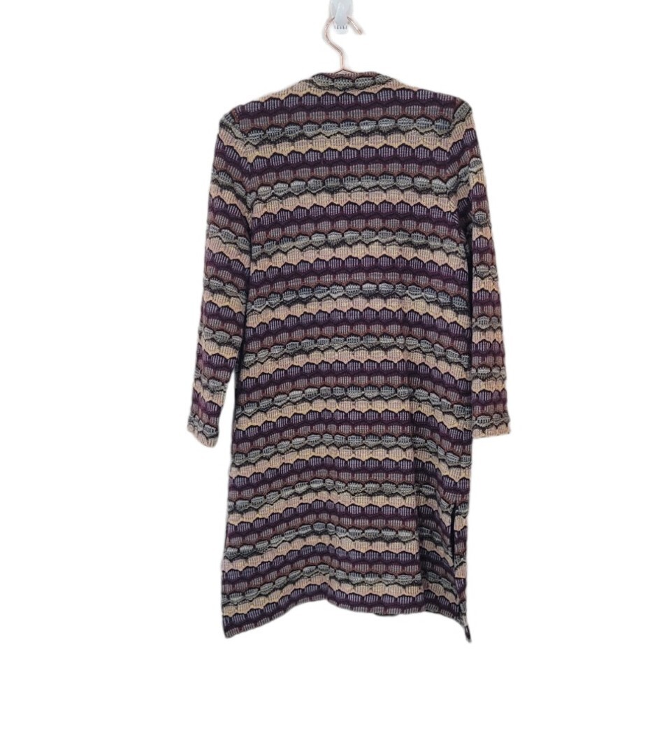 Pre-Owned EXCLUSIVELY MISOOK L Patterned Wool Ble… - image 10